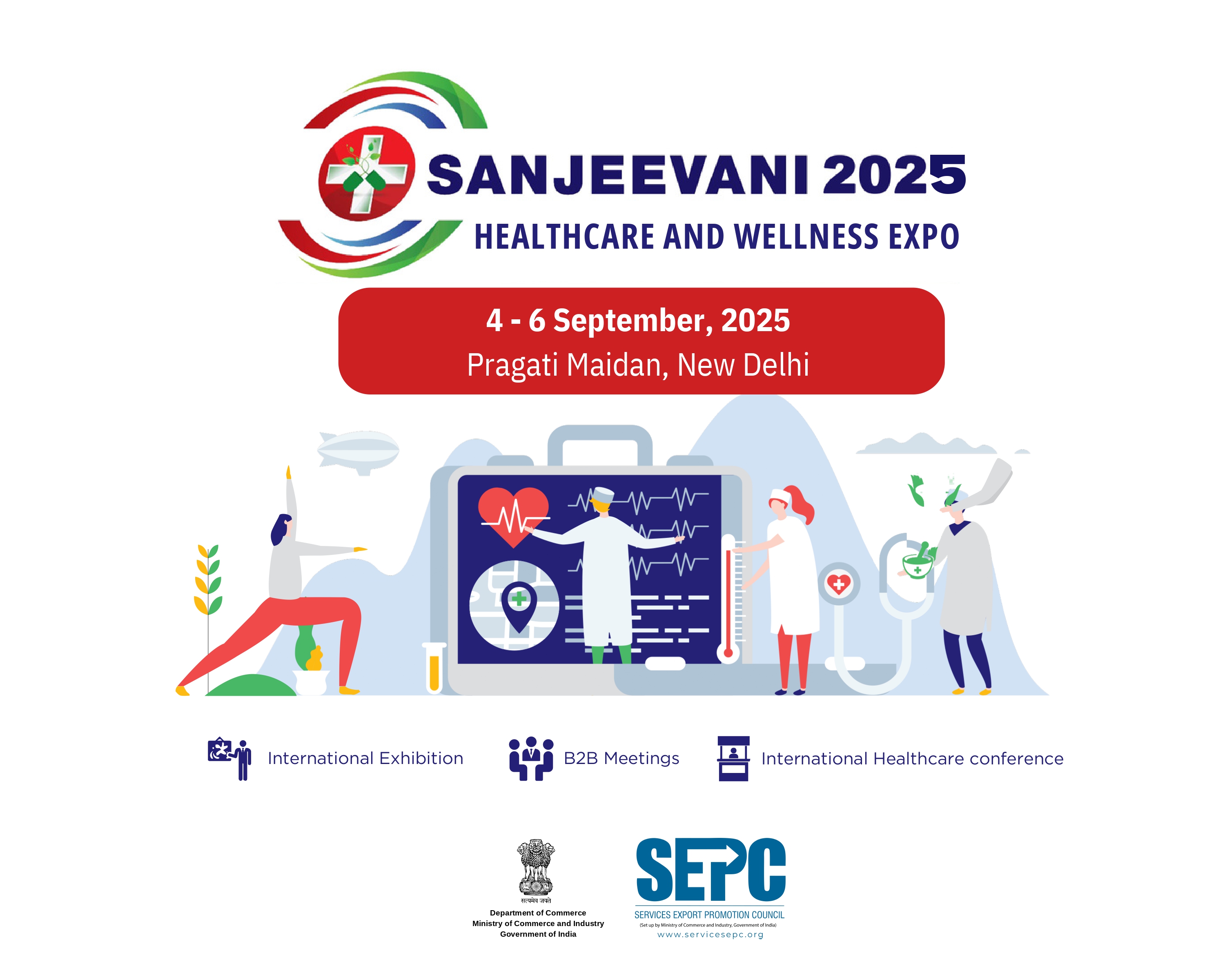 Bharat Health Global Expo 2025 Concurrent with SANJEEVANI